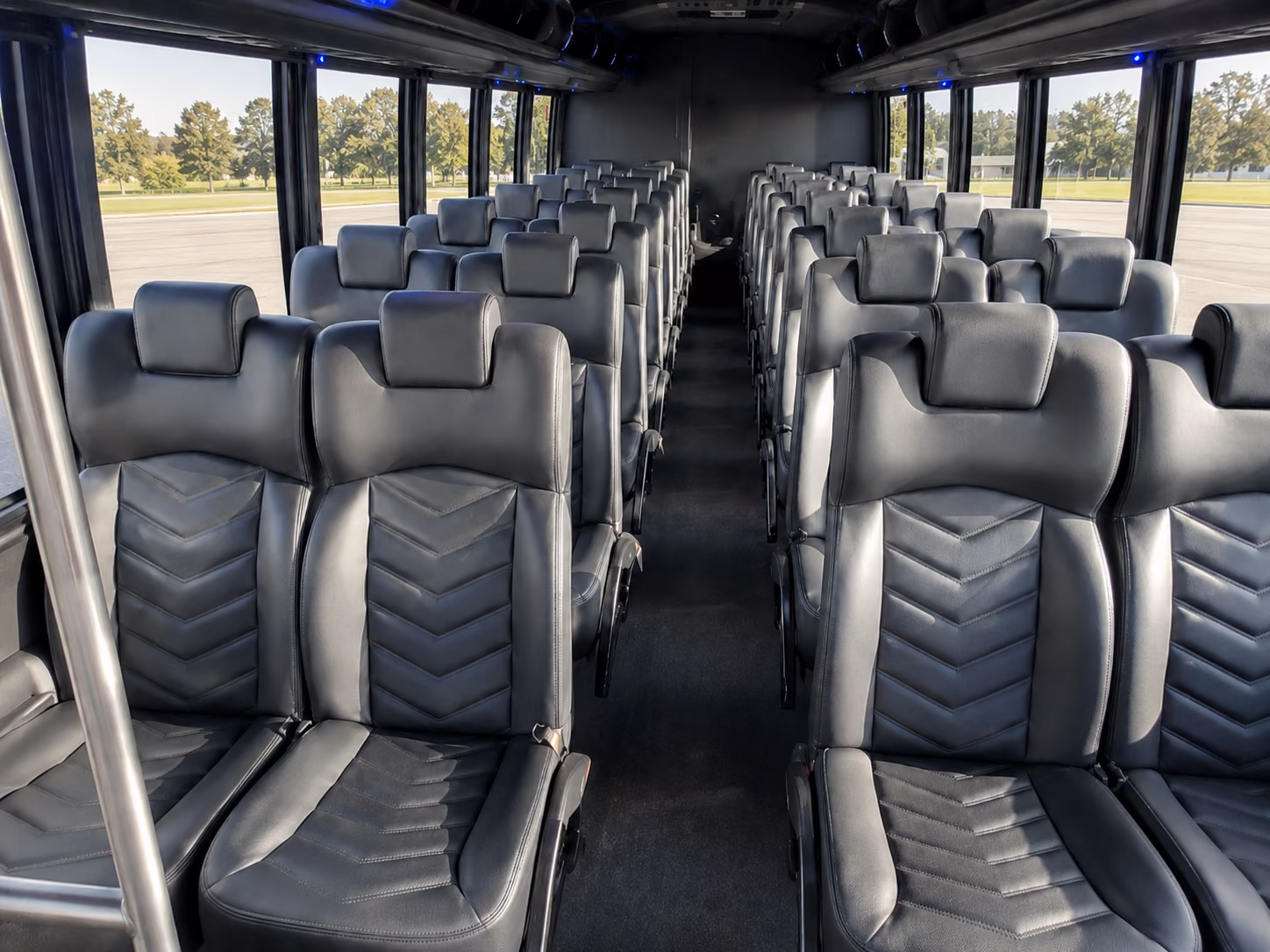 waco 18 passenger minibus interior