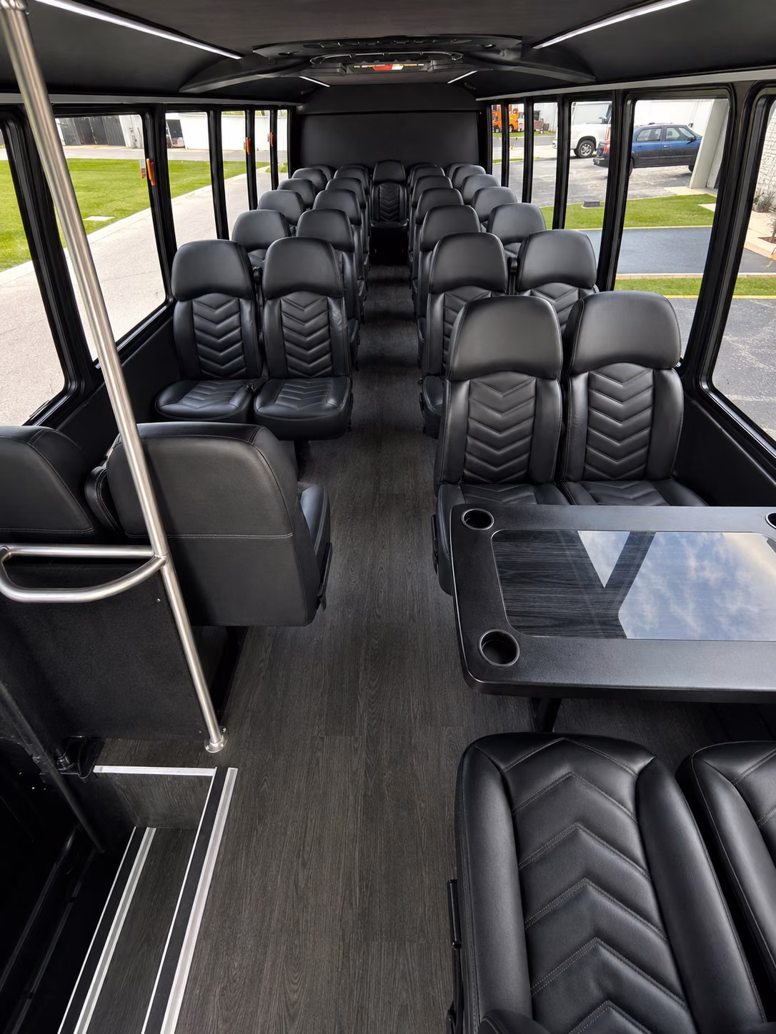 waco 20 passenger minibus inside