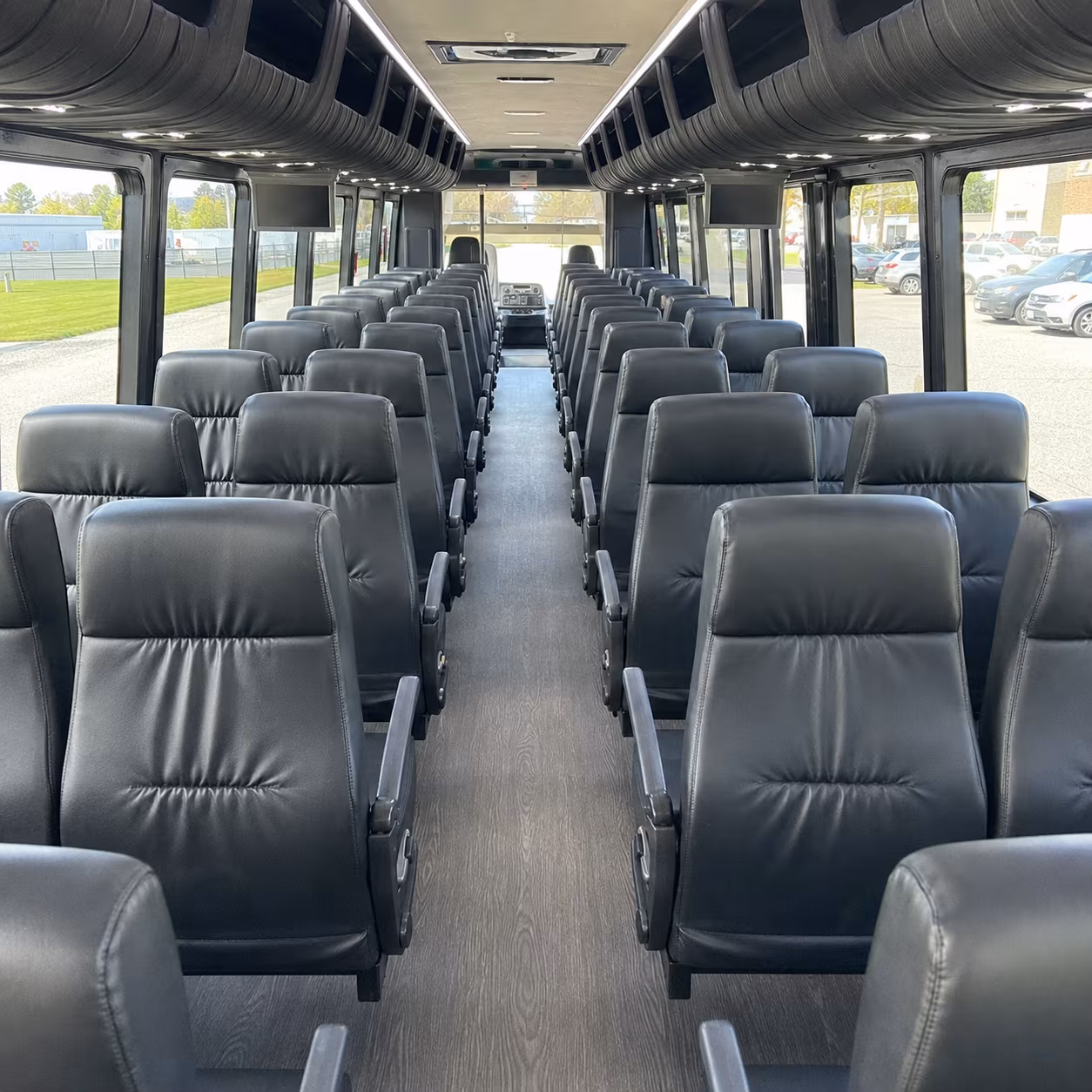 waco 25 passenger minibus inside