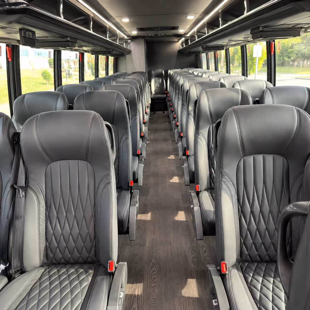 waco 25 passenger minibus interior