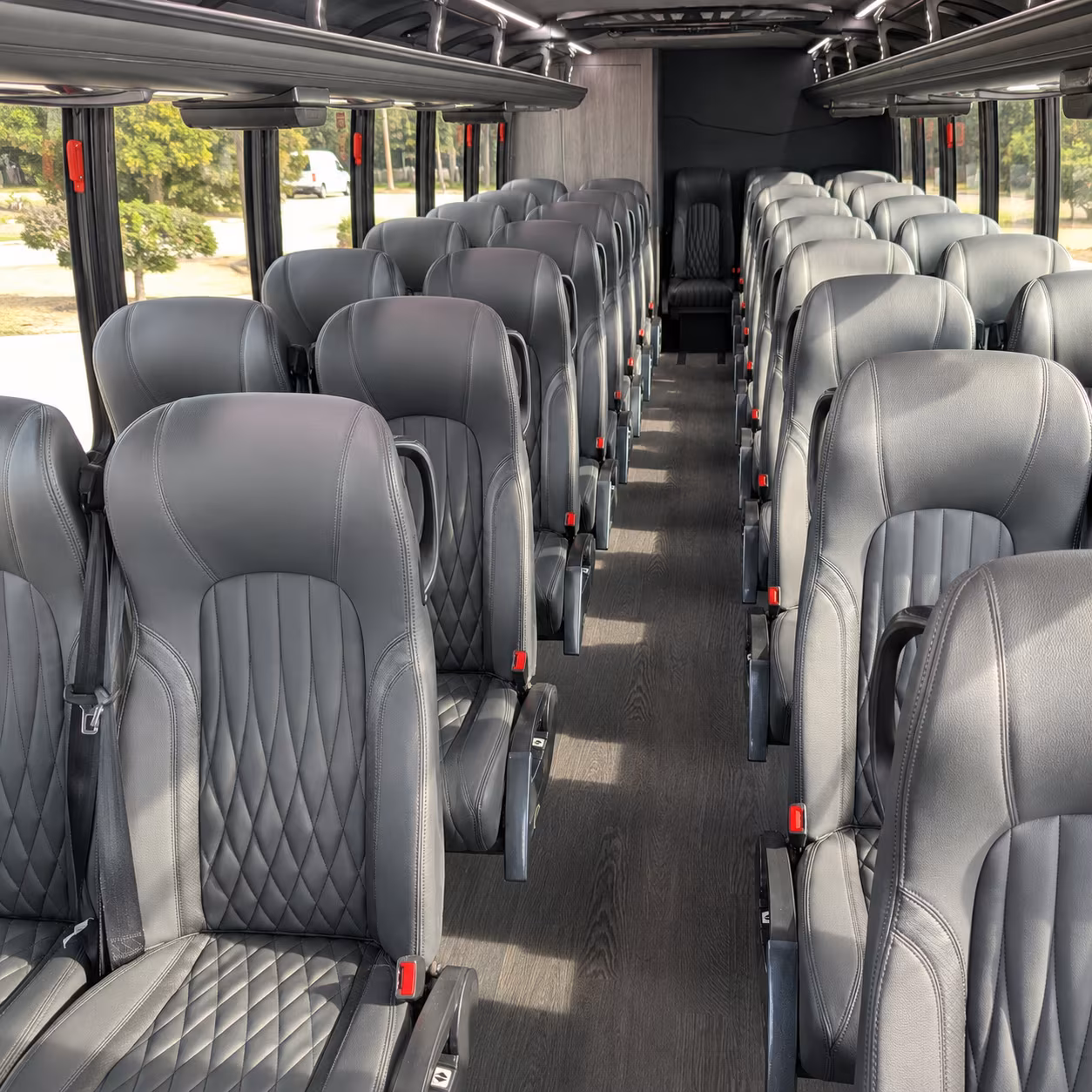 waco 30 passenger minibus inside