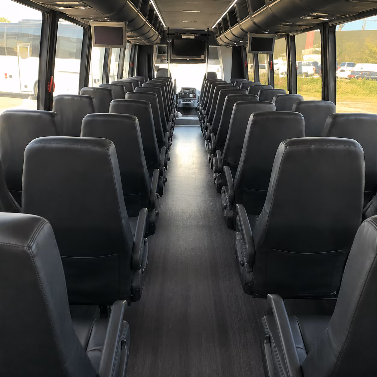 waco 35 passenger minibus inside