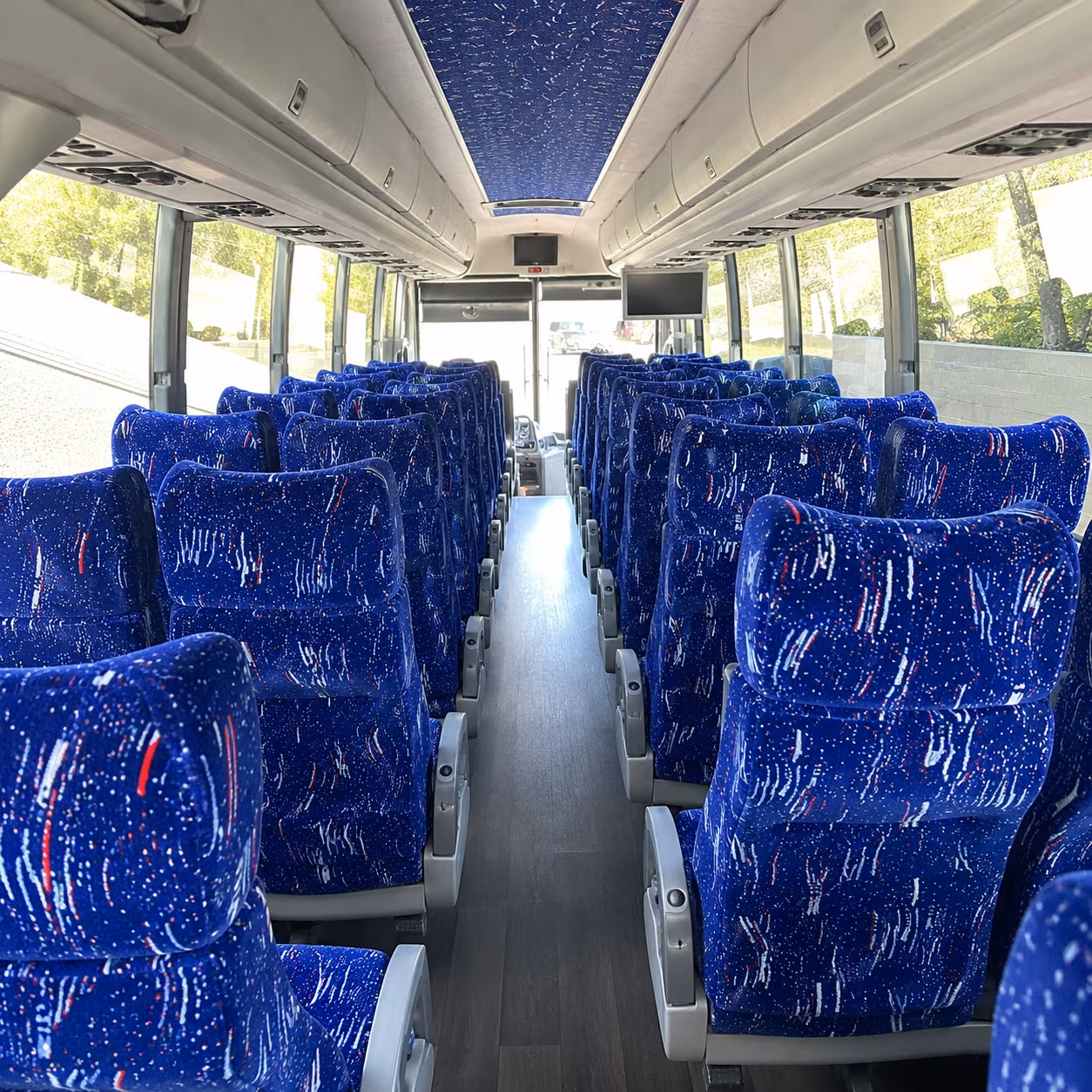 waco 50 passenger charter bus interior
