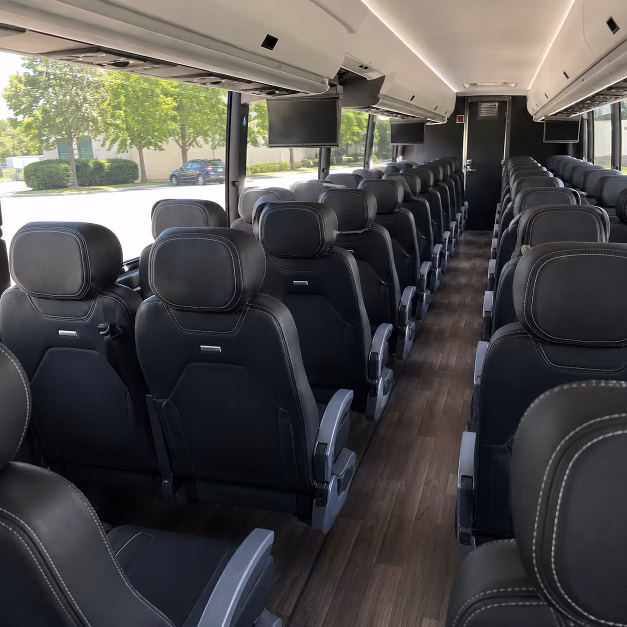 waco 56 passenger charter bus interior