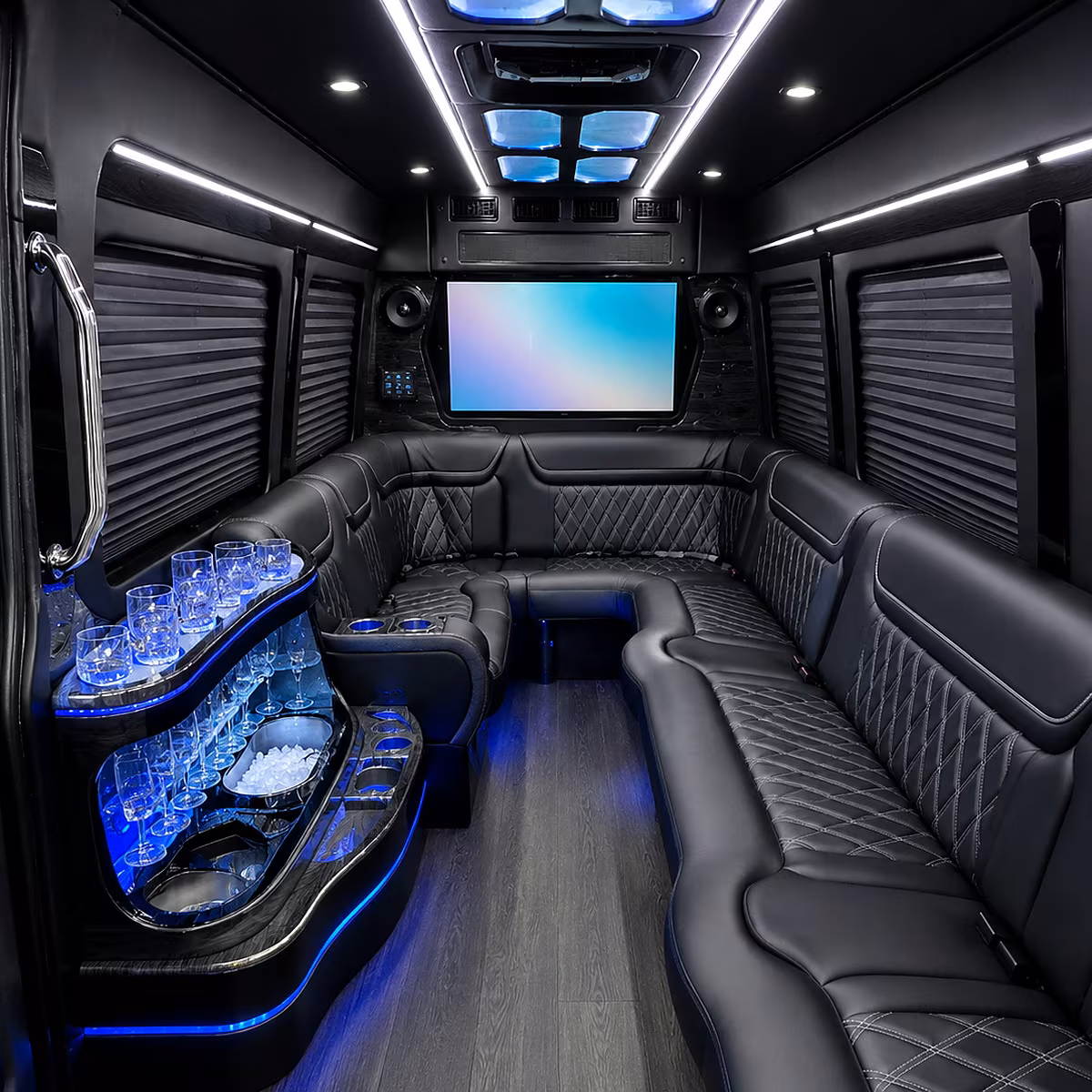 waco party bus interior
