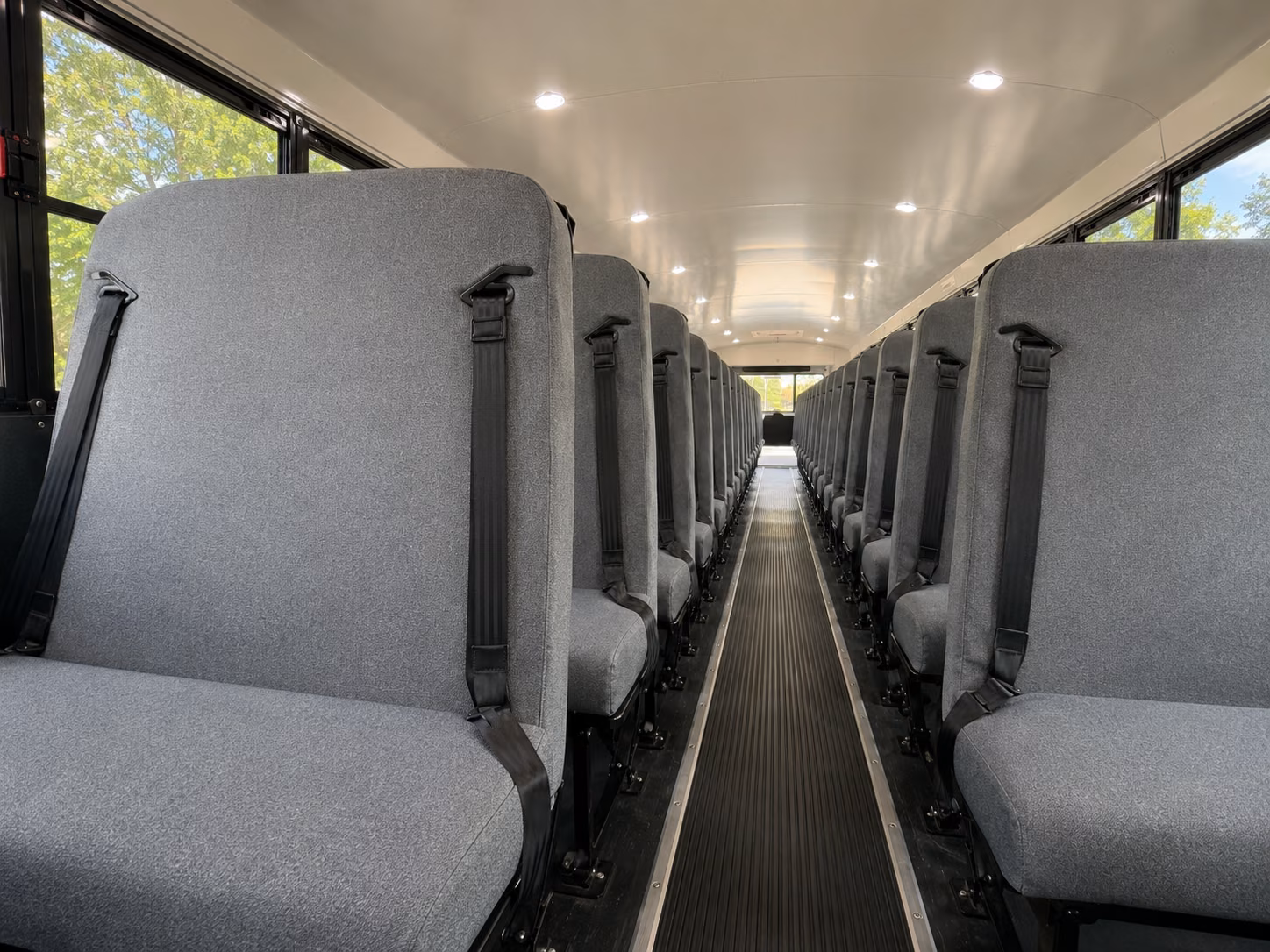 waco school bus inside